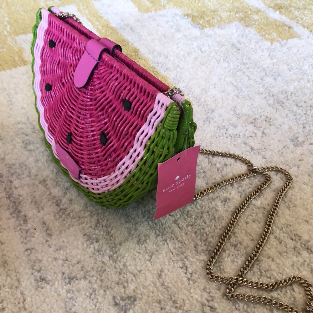 NWT Kate Spade โ ๏ธ Picnic Perfect Watermelon Crossbody ๐ - Picture 4 of 9